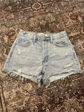 Denim Forum EX-BF-HI-RISE DENIM SHORT